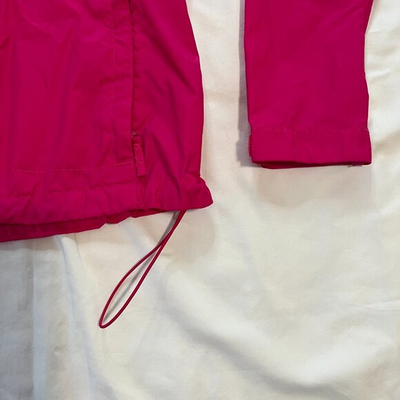 Columbia Bright Pink Lightweight Outdoor Rain Hooded Jacket | Size M - Picture 2 of 7